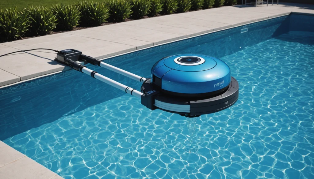 robot piscine hors sol fond et parois